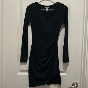 Leith long sleeve black dress size xs